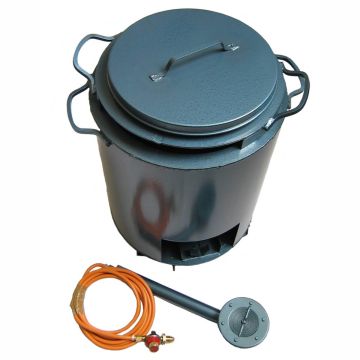 Bitumen Boiler 10 Gallon / 15 Gallon / 25 Gallon Single Skin With Burner Hose And Regulator - from About Roofing Supplies Limited