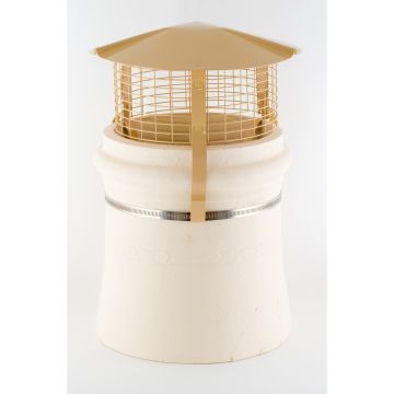 Brewer Birdguard For Chimneys Gas & Oil Version Buff - from About Roofing Supplies Limited