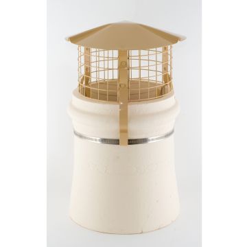 Brewer Birdguard For Chimneys Solid Fuel & Oil Version Buff - from About Roofing Supplies Limited