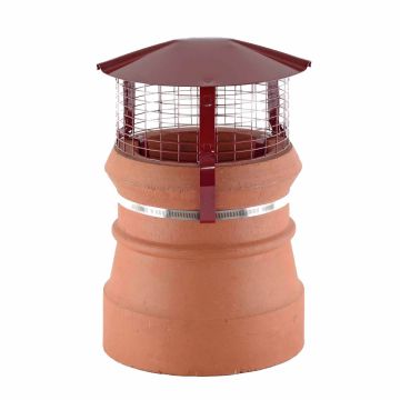 Brewer Birdguard For Solid Fuel, Oil & Gas Chimneys Terracotta - from About Roofing Supplies Limited