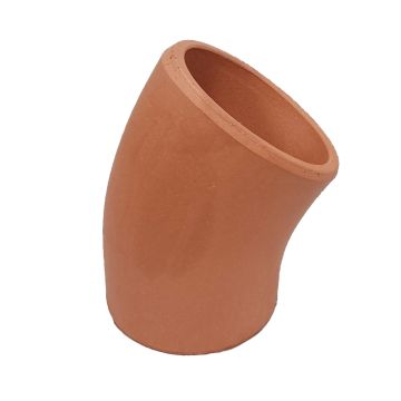 Clay 150mm 30 degree Plain Ended Drainage Bend Hepworth SuperSleve 150 SB3/2