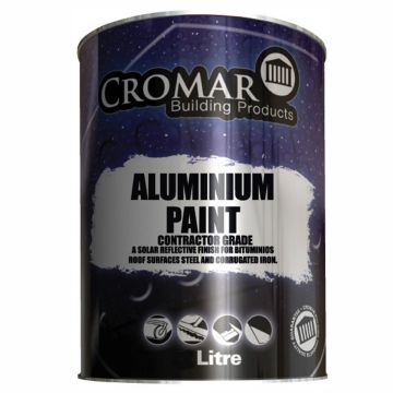 Cromar Solar Reflective Aluminium Roof Paint 5 litre / 25 litre - from About Roofing Supplies Limited