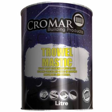 Cromar Bituminous Trowel Grade Mastic 5 litres / 25 litres - from About Roofing Supplies Limited