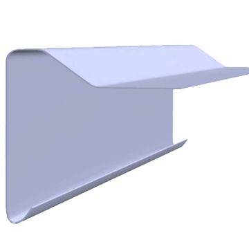 Cure It GRP Roofing B230 105mm Raised Edge Trim 3mtr - from About Roofing Supplies Limited