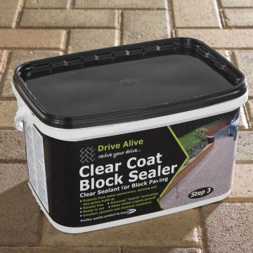 Drive Alive Block Paving Sealant 4 litre Clear - from About Roofing Supplies Limited