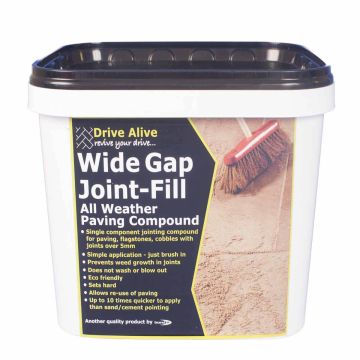 Bond It Drive Alive Wide Gap Block Paving Joint Fill Grey / Buff - from About Roofing Supplies Limited