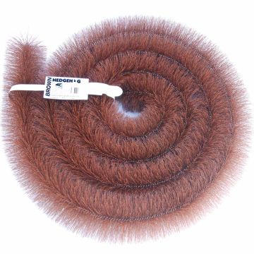Hedgehog Gutter Guard Brush 100mm 4 inch x 4mtr Brown - from About Roofing Supplies Limited