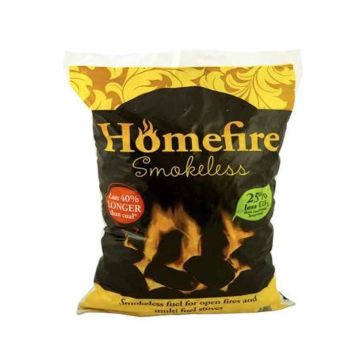 Homefire Smokeless Coal: 25kg bag - from About Roofing Supplies Limited