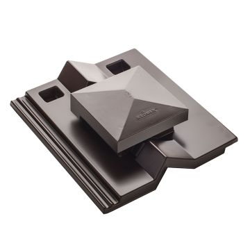 Klober Roof Tile Vent for Redland Delta Roof Tiles Brown - from About Roofing Supplies Limited