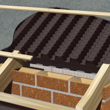 Manthorpe G502 650mm x 6 mtr Continuous Rafter Roll Eaves Panel Vent - from About Roofing Supplies Limited