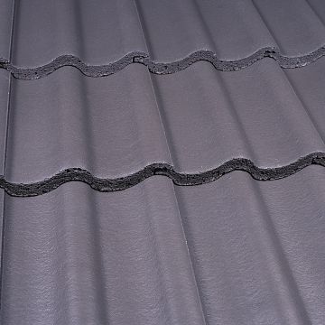 Marley Mendip Interlocking Concrete Roof Tile Smooth Grey