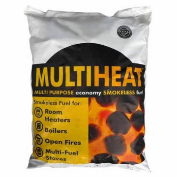 Multiheat Smokeless Coal: 25kg bag - from About Roofing Supplies Limited