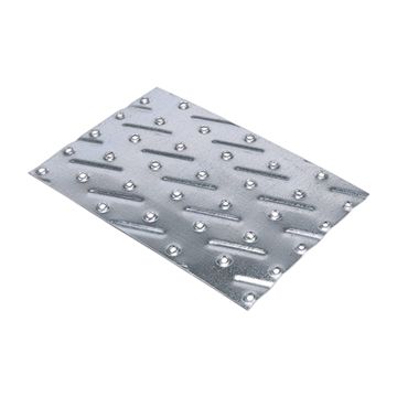 Galvanised Nail Plate 178mm x 104mm x 1mm