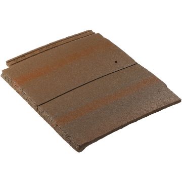 Redland DuoPlain Interlocking Concrete Plain Roof Tiles Rustic Brown