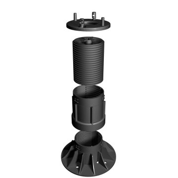 RynoDeckSupport RDA Self Levelling Adjustable Decking Pedestals - from About Roofing Supplies Limited