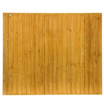 Grange Standard Featheredge Fence Panel 151.7 cm x 182.8 cm x 4.4 cm
