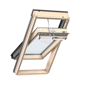 Velux GGL CK04 2070 Centre Pivot Roof Window White Painted Internal Finish - from About Roofing Supplies Limited