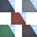 ARS Square Butt Roof Felt Shingles 3 Square Metre Pack Grey / Green / Brown / Black / Red - from About Roofing Supplies Limited