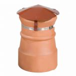 Brewer Chimney Capper Prevents Rain, Birds and Debris Terracotta Red - from About Roofing Supplies Limited
