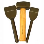 Club Hammer & 2 x Bolster Chisel Set - from About Roofing Supplies Limited