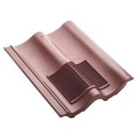 Klober Double Pantile Roof Tile Vent Red / Brown / Grey / Granulated Brown / Granulated Red - from About Roofing Supplies Limited