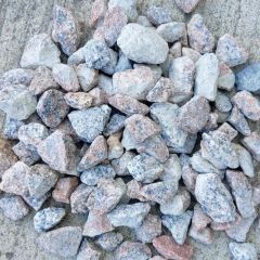 20mm Scottish Glensada Pink & Grey Granite Chippings: 800kg Bulk Bag - from About Roofing Supplies Limited