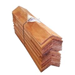 Cedar Wood Shingle Ridge Blue Label No.1 Grade Western Red 4.5 l/m pack - from About Roofing Supplies Limited