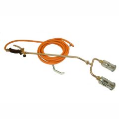Multi Head Gas Torch Kit 2 x Heads 600mm Neck 5 mtr Hose & Regulator - from About Roofing Supplies Limited