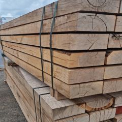 Unseasoned Oak Sleepers 200mm x 100mm x 2.4m | About Roofing Supplies