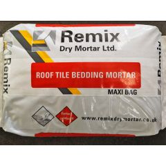 Remix 1:3 Roof Tile Bedding Mortar 20kg Bag Black