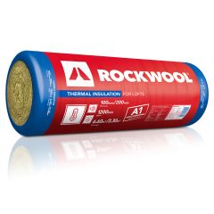 Rockwool Thermal Insulation Rolls 2750mm x 1200mm x 100mm 6.6m/2 Pack
