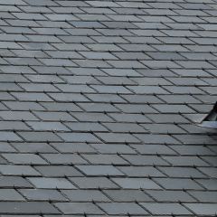 Amazonia Grey Green Preholed Brazilian Natural Slate 500mm x 250mm - from About Roofing Supplies Limited