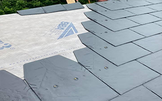 Cromar Cromaslate lightweight PVC slates available from About Roofing Supplies