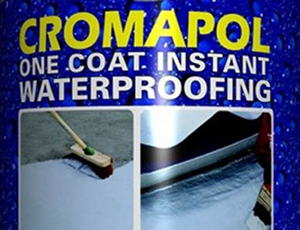 How long does it take Cromar Cromapol roof coating to dry?